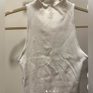 MAEVE by ANTHROPOLOGIE white turtleneck